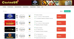 Desktop Screenshot of casinoua.com